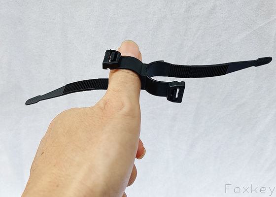 9.5mm Special Cross Double Loop Zip Ties Intersect Double Head Cable Tie