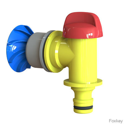 Custom Glossy Injection Molded Plastic Parts Manufacturer For Hose Connector