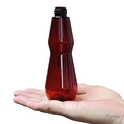 Printed Cone Shape Bottle Slim Waist S Shape 3oz 100ml Conical Plastic Bottle