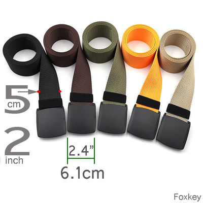 Oversize POM Adjustable Belt Buckle 5cm 2" Nylon Webbing And Plastic Buckles