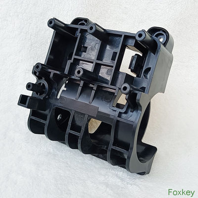 Complicated Injection Molded Plastic Parts PE / PP White Black Custom