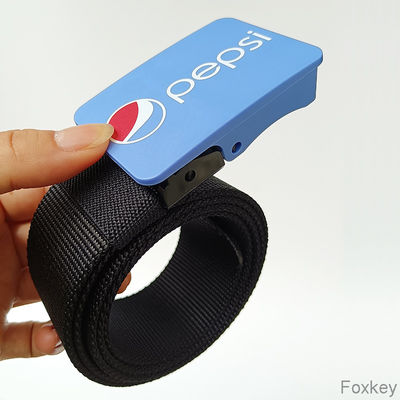POM Belt Buckle Adjustable Quick Release Nylon Webbing With Baby Print