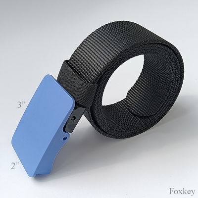Lightweight Adjustable Nylon Waist Belt With Plastic Buckle Free Print Any Logo