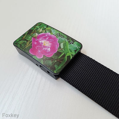 Nylon webbing Adjustable Belt Buckle Printable Plastic Quick Release Belt Buckle