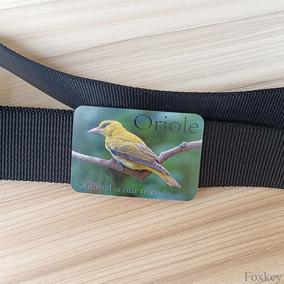 Fully Adjustable Nylon Waist Belt Strap Plastic Buckle POM With Logo Print