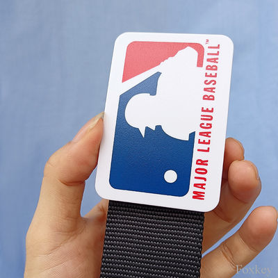 Printable Polyester Nylon Waist Belt Rust Proof With POM plastic buckle