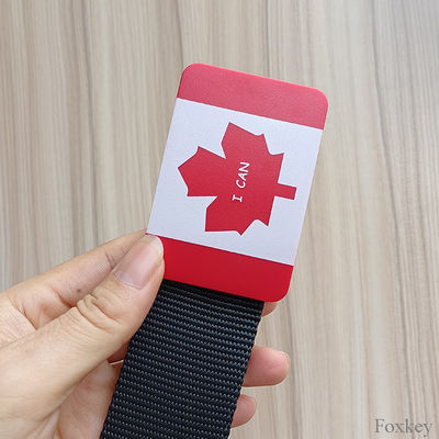 Personalized Belt Plastic Buckle Printable Easily Gold Stamp Silver Plated