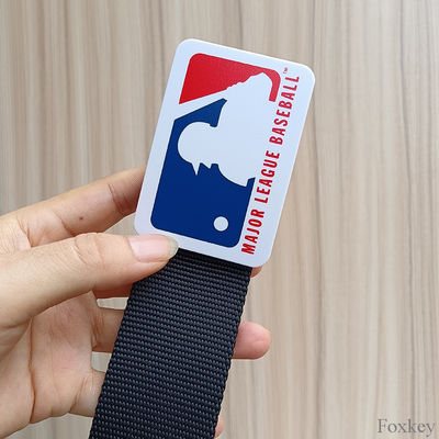 Lightweight Adjustable Nylon Waist Belt With Plastic Buckle Free Print Any Logo