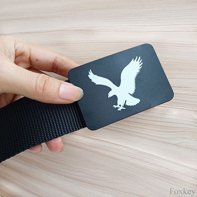 Logo Print Custom Belt Buckle Advertising Plastic Men's Adjustable Belt Buckle