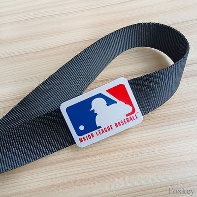 Plastic Custom Belt Buckle Personalized Full Color Print As Promotion