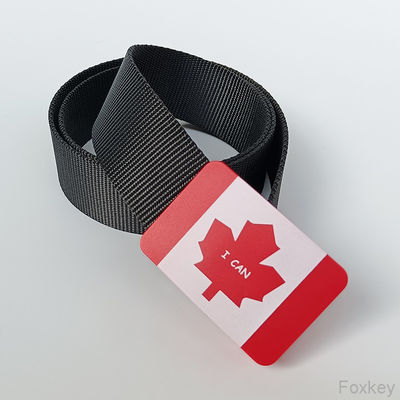 Plastic Custom Belt Buckle Personalized Full Color Print As Promotion
