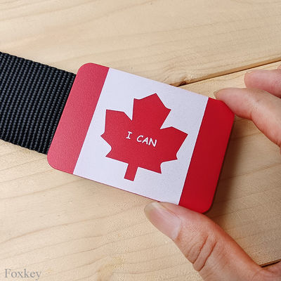 Printable Adjustable Plastic Buckle 2" x 3" Lightweight Custom Made Belt Buckle