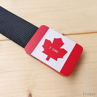 Plastic Custom Logo Belt Buckles Printing Your Own Photo Full Color