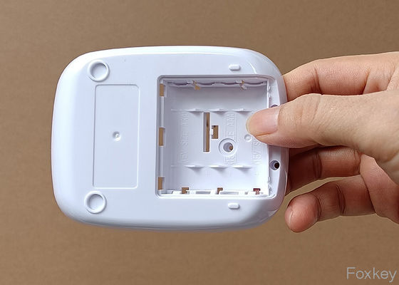 ABS Injection Molded Housing White Polished For Appliance Electronic Device