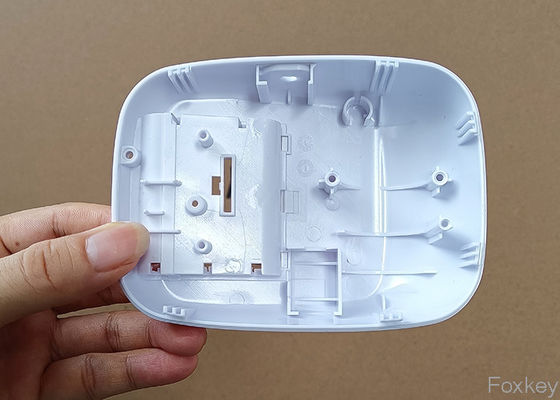 ABS Injection Molded Housing White Polished For Appliance Electronic Device