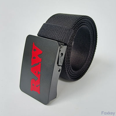 Comfortable Nylon Waist Belt Printed Plastic Buckle For Give Away Present Souvenir