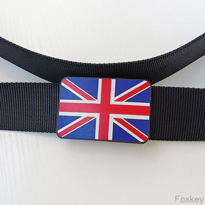 Souvenir Belt Plastic Buckle For Nylon Waist Webbing Gift National Flag Print