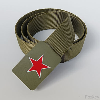 Custom Plastic Adjustable Belt Buckles For Men Good Daily Wearing Easy Print